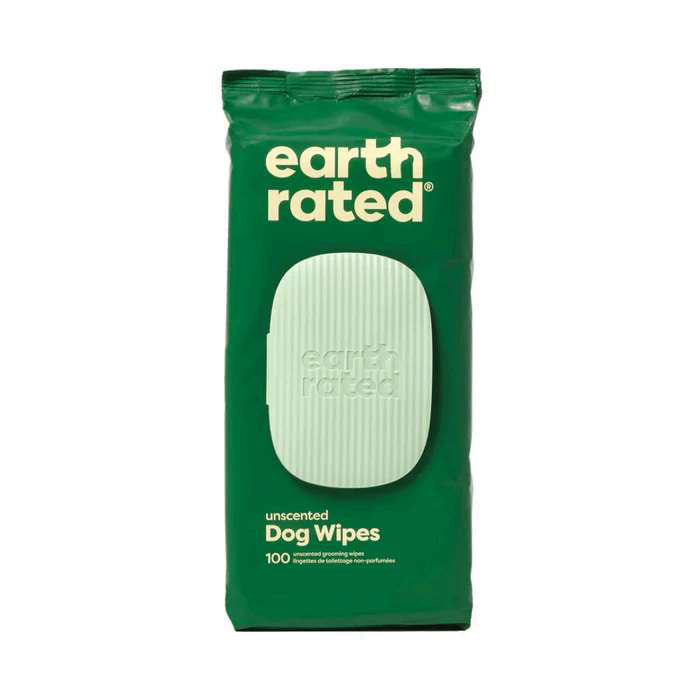 Earth Rated Plant-Based Dog Grooming Wines 100ct