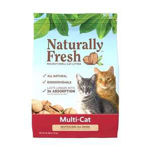 Natural rash Mult.Cat Unscented Clumping Walnut Liter