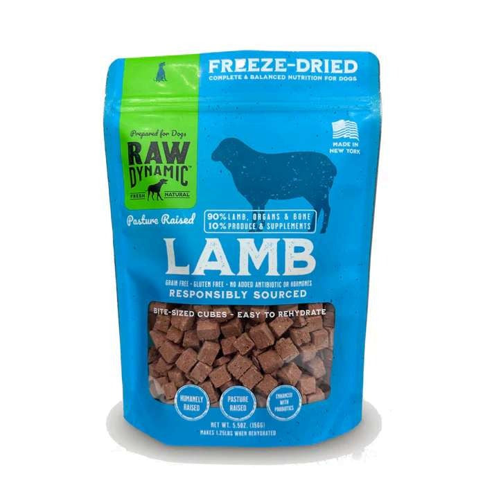 Raw Dynamic Freeze-Dried Lamb Formula for Dogs