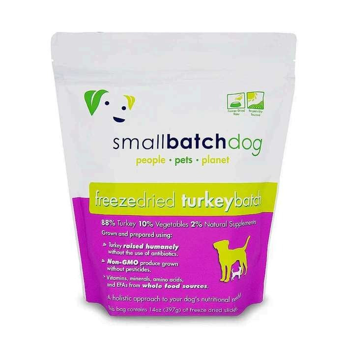 SmallBatch Turkey Sliders Freeze-Dried Dog Food